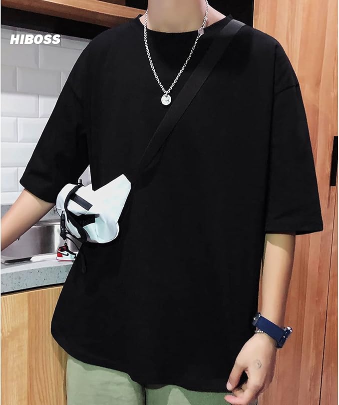 tシャツ メンズ 半袖 長袖 大きいサイズ 7分袖 無地 ラウンドカット おしゃれ ゆったり 夏服 メンズ tシャツ