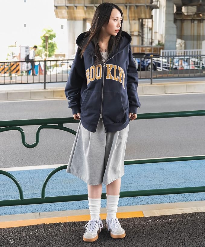 グラフィック BIG ZIPパーカー ユニセックス スクール ギフト プレゼント フード カジュアル ストリート メンズ パーカー ジップパーカー 学生 高校生 ダンス 通学 男子 女子 服 秋服 冬服
